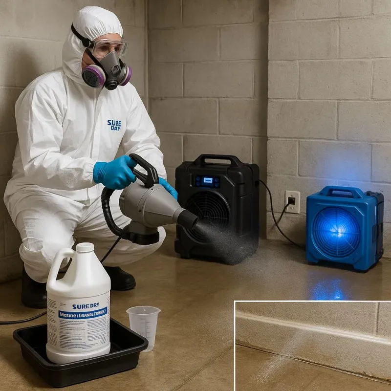 Sanitization and Odor Removal process in Montgomery County, TN