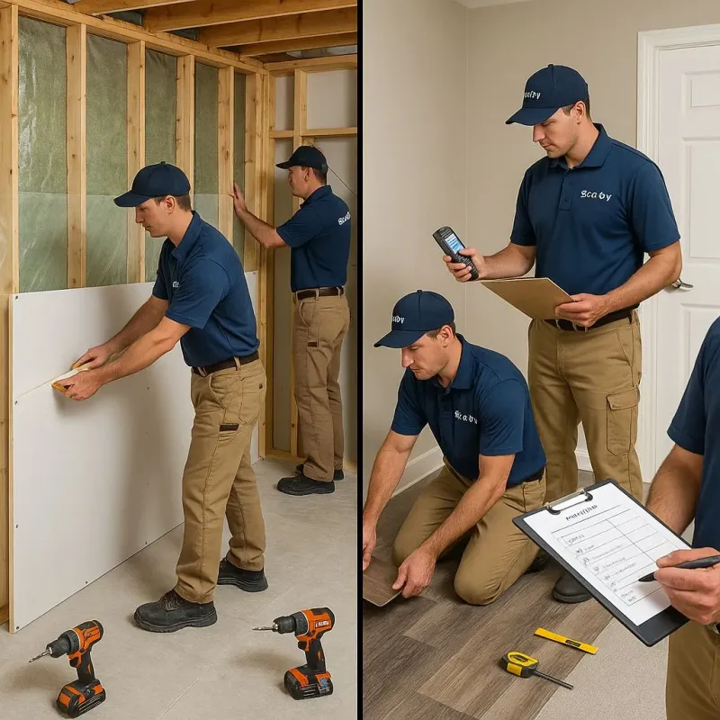 Repairs and Reconstruction process in Montgomery County, TN